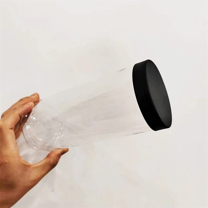 32oz Plastic Jars With Black Lids