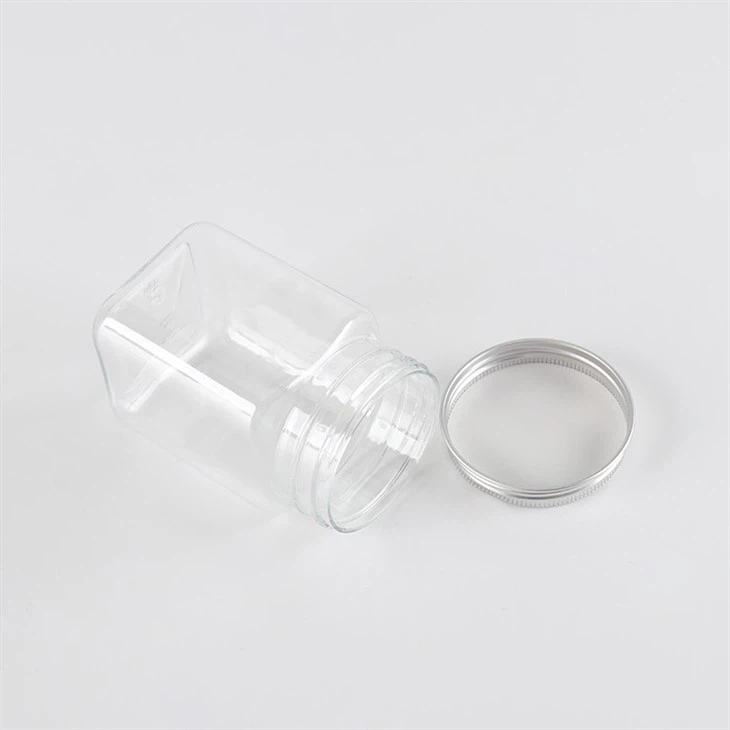 450ml Plastic Square jars with Metal Lids quotation