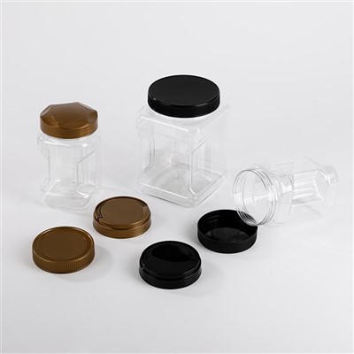 Prilagođene plastične četvrtaste staklenke za hranu