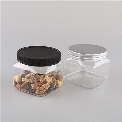 Prilagođene plastične četvrtaste prozirne staklenke